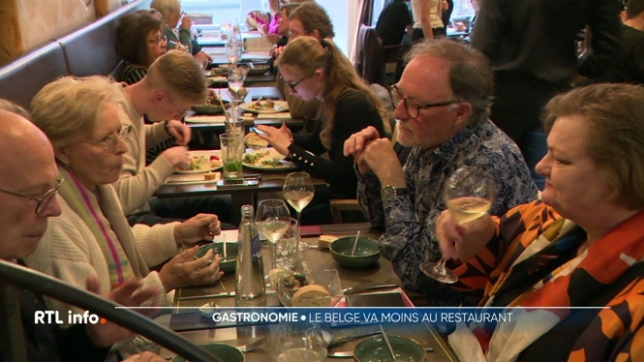 Une enquête récente révèle que les Belges déserteraient les restaurants