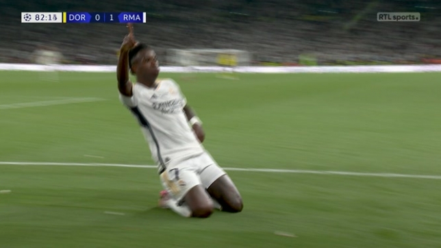 Finale de la Ligue des Champions: Vinicius fait 0-2