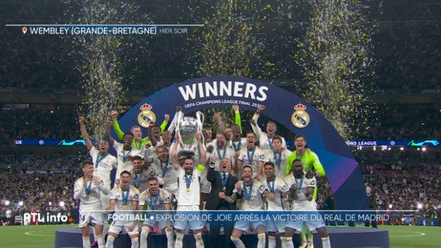 Le Real Madrid remporte la finale de la Ligue des Champions