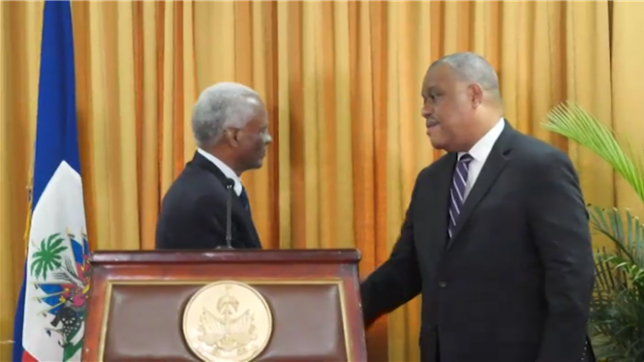 Haïti : le nouveau Premier ministre a prêté serment