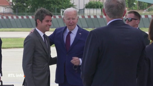 80e D-Day: le président américain Joe Biden est arrivé en France ce matin
