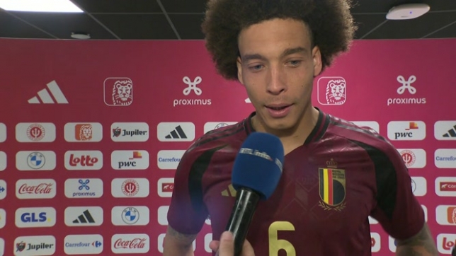 Belgique-Monténégro: la réaction d'Axel Witsel