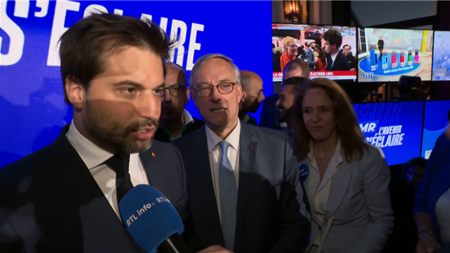 Le MR en tête en Wallonie et à Bruxelles:  Georges-Louis Bouchez réagit aux résultats