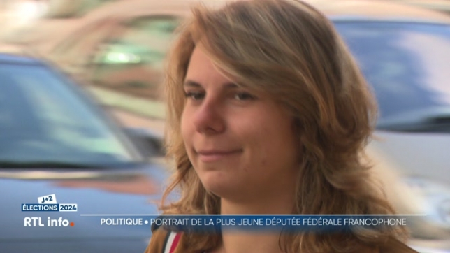 Charlotte Deborsu (MR) est la plus jeune élue au Parlement fédéral