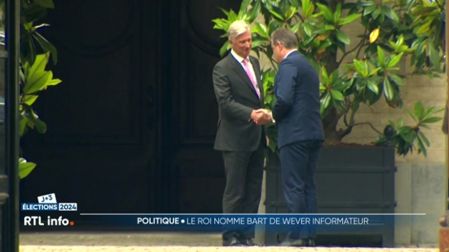 Elections 2024: le roi Philippe a nommé Bart De Wever infomateur