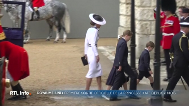 La princesse Kate fait sa première apparition publique