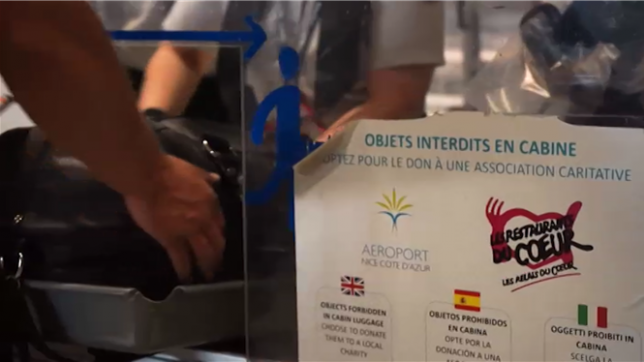 Dans cet aéroport français, les produits interdits partent aux Restos du cœur