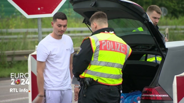Euro 2024: contrôles policiers accrus à la frontière belgo-allemande