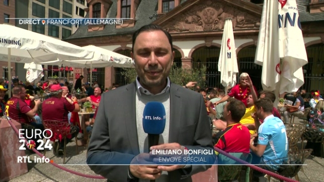 Belgique - Slovaquie: le point sur les supporters belges à Francfort