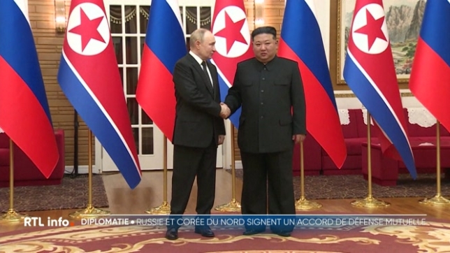 Vladimir Poutine a signé un accord d'assistance mutuelle avec la Corée du Nord