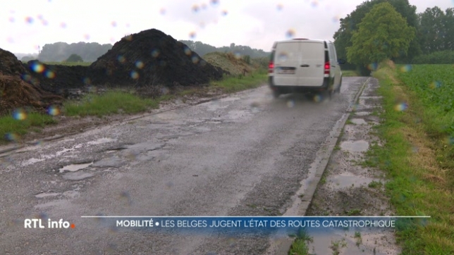 L'état des routes est catastrophique en Belgique selon de nombreux automobilistes