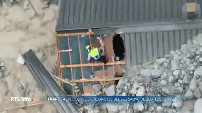 Des Belges ont été évacués en hélicoptère après des inondations en Isère