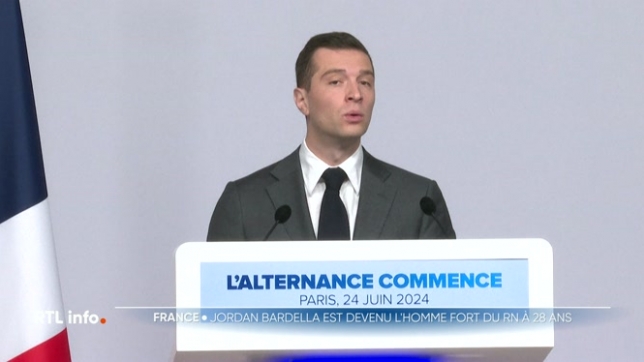 Portrait de Jordan Bardella, le président du Rassemblement National