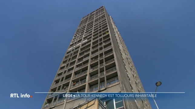 La tour Kennedy à Liège est totalement inhabitable après l'incendie