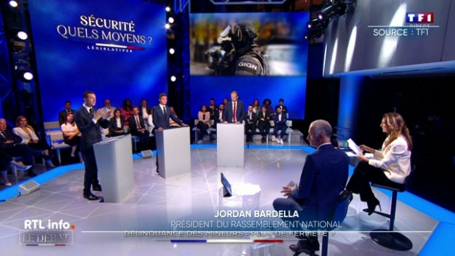France: grand débat télévisé à 5 jours du premier tour des législatives