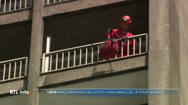Incendie dans la tour Kennedy: les habitants ont pu récupérer leurs affaires