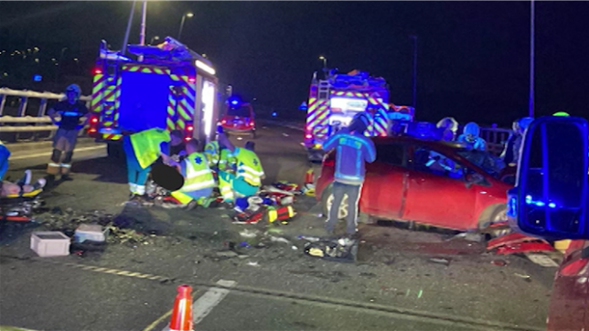 Accident grave sur le R9 de Charleroi: cinq blessés dont deux éjectés de leur véhicule