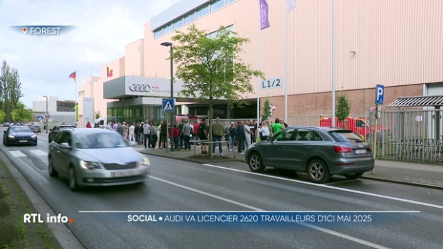 Les ouvriers d'Audi Brussels ont été invités à rester chez eux ce matin