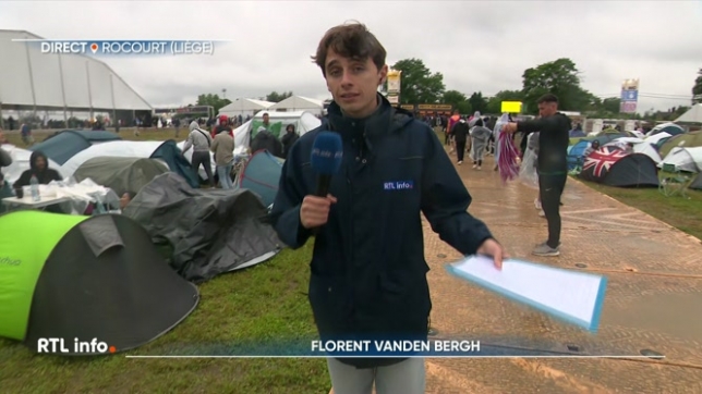 Météo: le point en direct du festival des Ardentes avec Florent Vanden Bergh