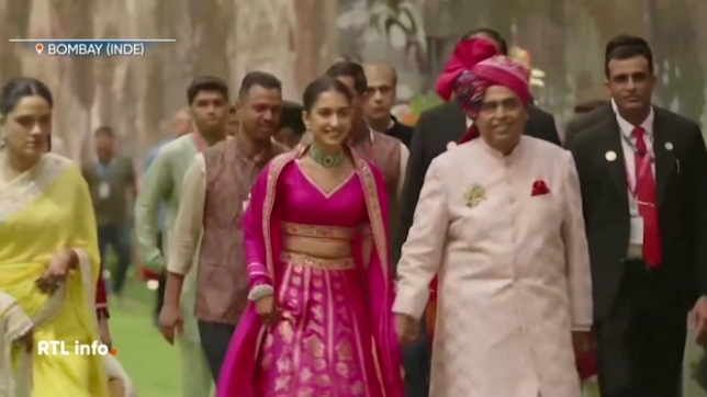 Inde: des célébrités assistent au mariage du fils de l'homme le plus riche d'Asie