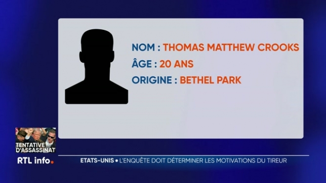 Tentative d’assassinat visant D. Trump: le profil du tireur, qui a été tué