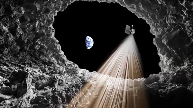 Des scientifiques découvrent une grotte qui pourrait servir de base sur la lune