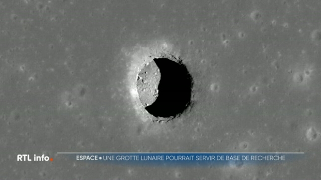 Des scientifiques découvrent une grotte qui pourrait servir de base sur la lune