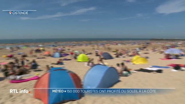La Côte belge prise d'assaut par les touristes