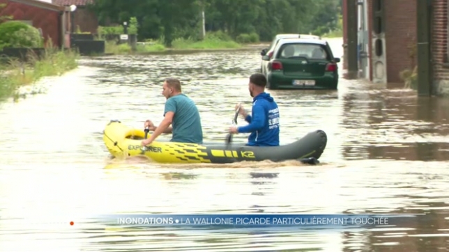 Les intempéries ont provoqué des inondations importantes à Tournai