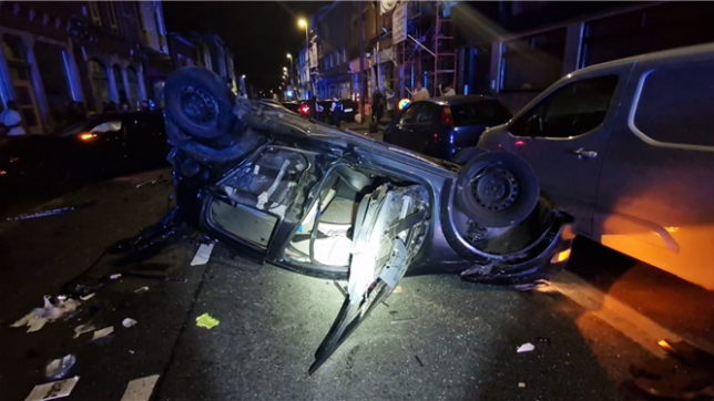 Grave accident dans une rue commerçante de Gilly