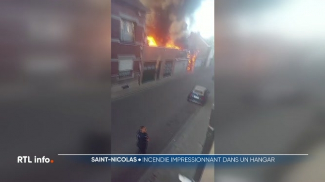 Un garage automobile ravagé par le feu à St-Nicolas-lez-Liège