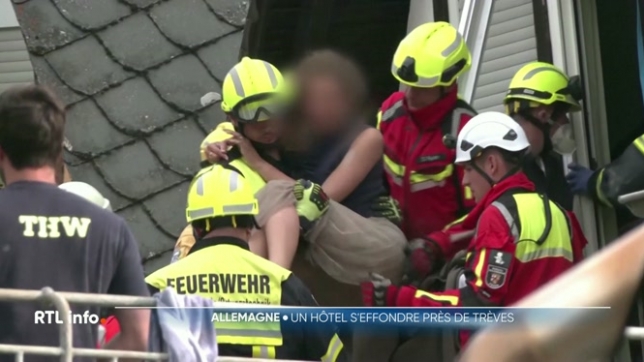 Un hôtel s'est effondré près de Trèves en Allemagne