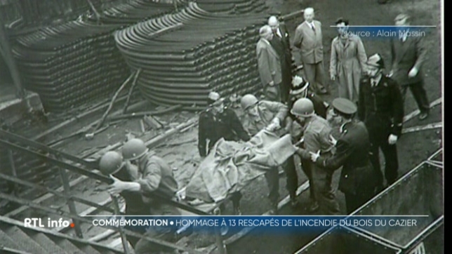 Charleroi: le bois du Cazier a rendu hommage aux 13 rescapés de l'incendie