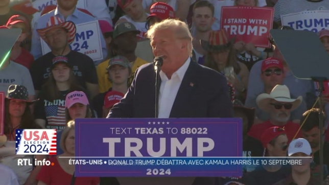 Elections américaines: Donald Trump tacle les capacités intellectuelles de Kamala Harris