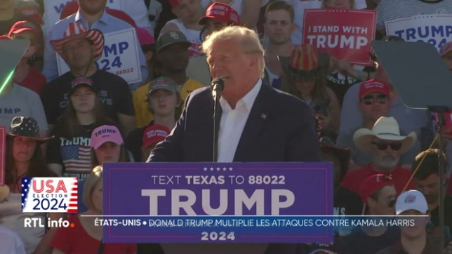 Elections américaines: Donald Trump tacle les capacités intellectuelles de Kamala Harris