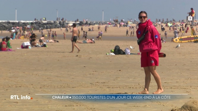 Météo: la côte belge est prise d'assaut par les touristes