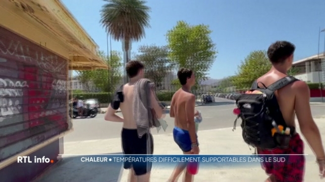 Une partie du sud de l'Europe suffoque sous la chaleur