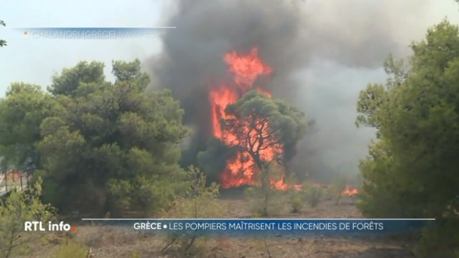 Incendie en Grèce: des renforts européens sont déployés à Athènes
