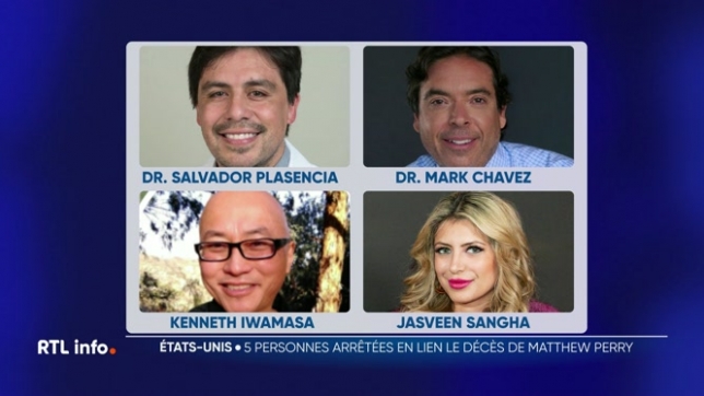 Mort de Matthew Perry: 5 personnes soupçonnées d'avoir profité de ses addictions