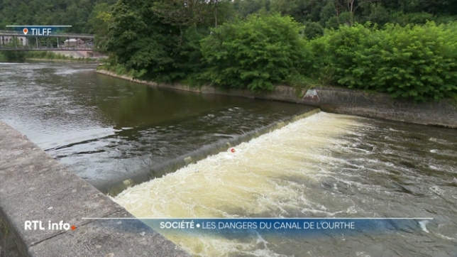 4 jeunes ont été secourus alors qu'ils se baignaient dans le canal de l'Ourthe