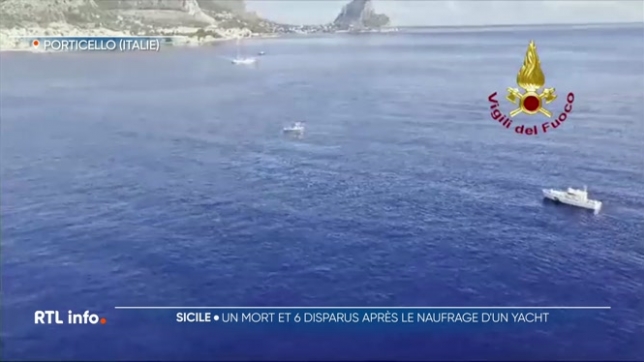 Naufrage d'un voilier de plaisance en Sicile: au moins un mort et 6 disparus