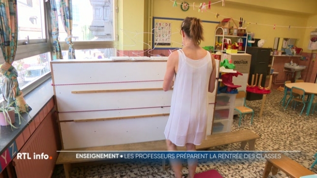 Les enseignants préparent la rentrée des classes