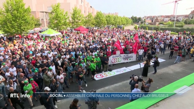 Le personnel d'Audi Bruxelles s'est réuni en assemblée générale ce matin