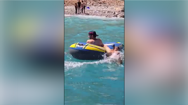 Un bébé de 50 jours secouru sur l'île grecque de Tilos