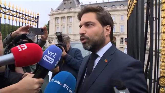 Ce n'est pas correct: Georges-Louis Bouchez s'exprime après son entrevue avec le roi