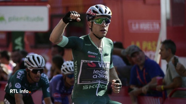 Tour d'Espagne: Wout Van Aert remporte la 7e étape au sprint