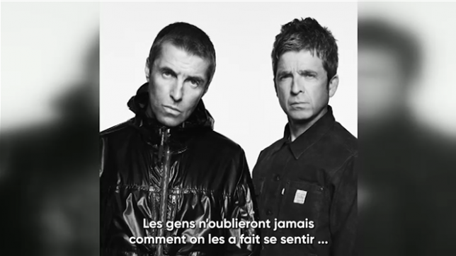 Oasis se reforme le temps d'une tournée: Les gens n'oublieront jamais