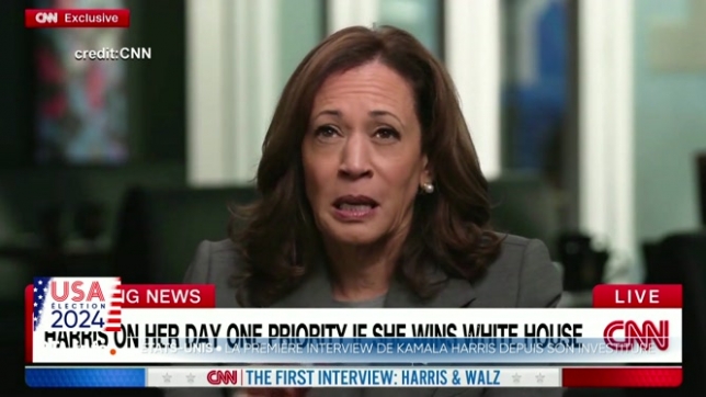 Première interview majeure de Kamala Harris depuis son investiture