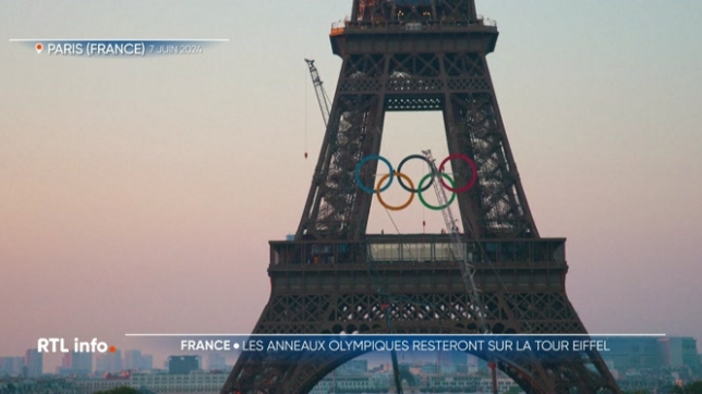 Les Parisiens sont partagés quant au maintien des anneaux olympiques