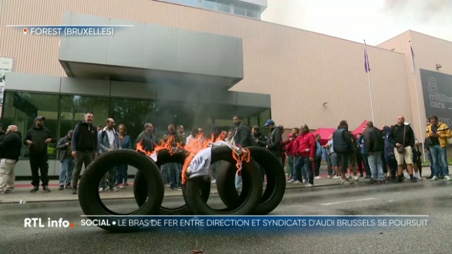 Les travailleurs d'Audi ont trouvé porte close ce matin à l'usine de Forest